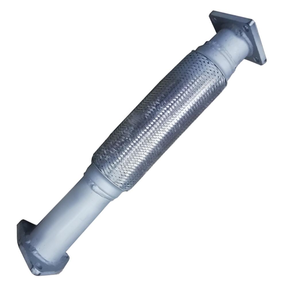 Труба промежуточная (гофрированная) от горного тормоза к банке глушителя Mitsubishi Fuso Canter FE85 4M50/4M51 Евро-3 | АПГ (Ижорский Глушитель)